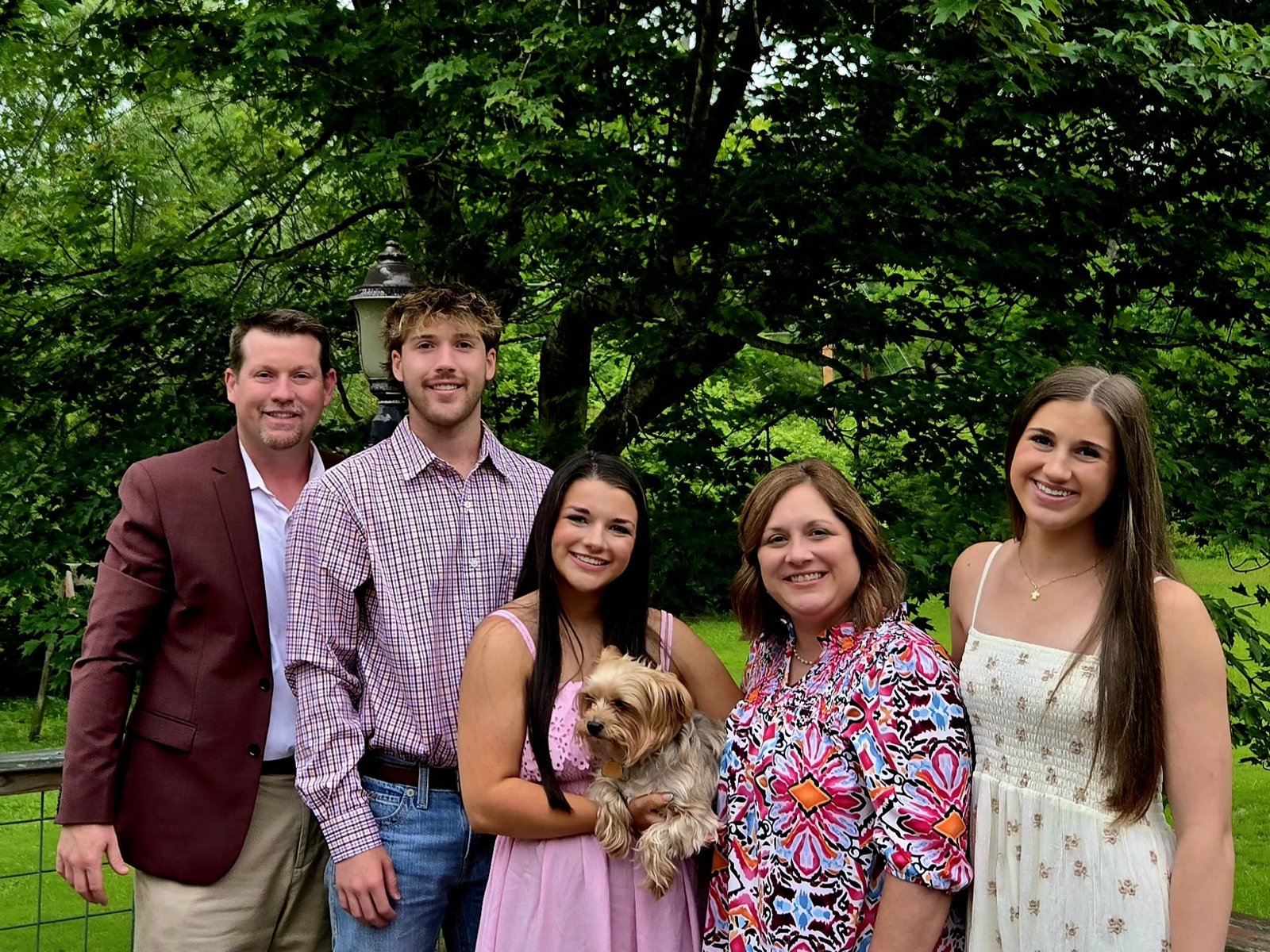 Greg Simmons with his family