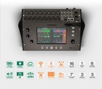 CQ-18T Digital Mixer with 7" Touchscreen WiFi and Bluetooth Connectivity